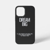 Dream Big iPhone Case iPhone Hülle (Rückseite)
