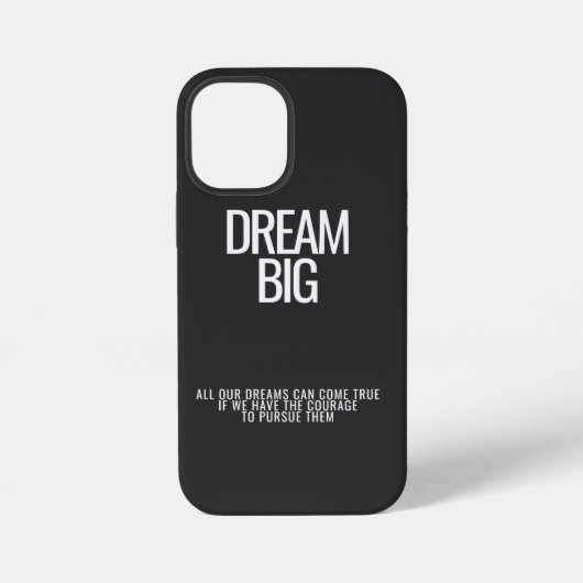 Dream Big iPhone Case iPhone Hülle (Rückseite)
