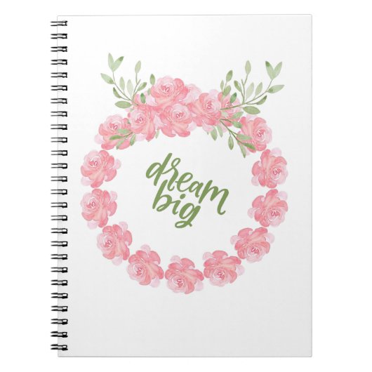 Dream Big Journal Notebook Notizblock (Vorderseite)
