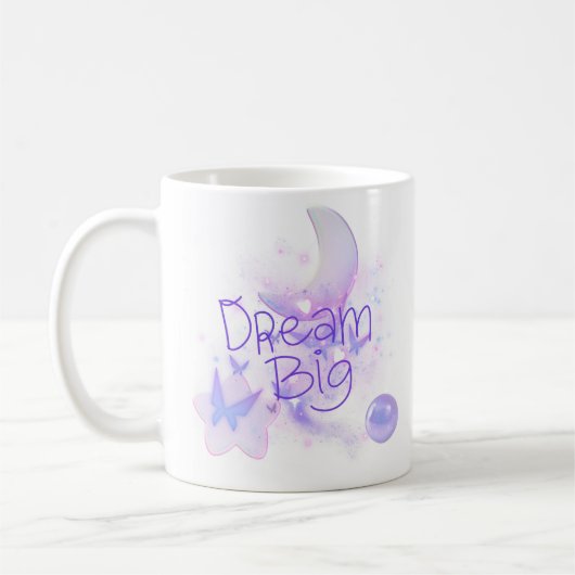DREAM BIG KAFFEETASSE (Links)