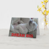 DREAM BIG KARTE (Gelbe Blume)