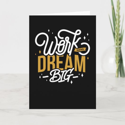 Dream Big Karte (Vorderseite)