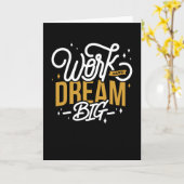 Dream Big Karte (Gelbe Blume)