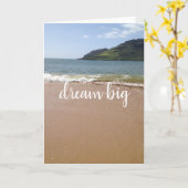 Dream big Kauai Karte (Gelbe Blume)