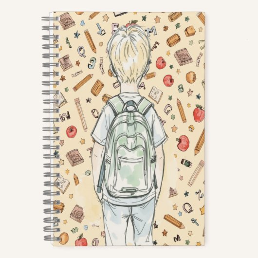 Dream Big Kids Notebook Zurück zur Schulausgabe Notizblock (Vorderseite)