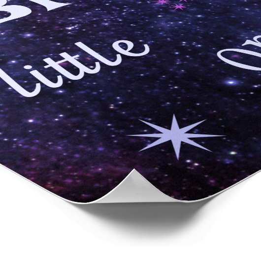 Dream BIG Kleiner Poster (Ecke)