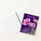 Dream Big Lila Floral Motivierend Notizbuch (Innenseite)