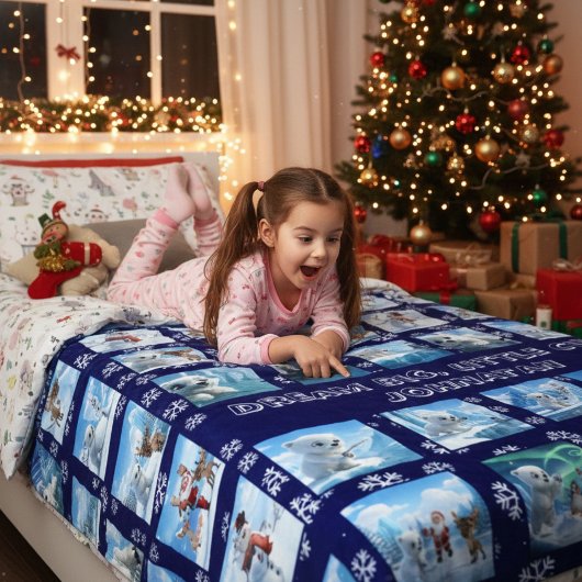 Dream Big, Little Cub Custom Name Polar Bear Sherpadecke