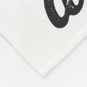 Dream Big Little Man Mustache BowTie Baby Blanket Fleecedecke (Ecke)