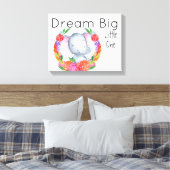 Dream Big Little One Baby Elephant Leinwanddruck (Insitu (Schlafzimmer))