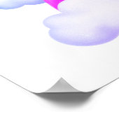 Dream Big Little One Einhorn Magie Poster (Ecke)