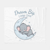 Dream Big, Little One Fleecedecke (Vorderseite (Horizontal))