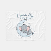 Dream Big, Little One Fleecedecke (Vorderseite (Horizontal))