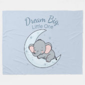 Dream Big, Little One Fleecedecke (Vorderseite (Horizontal))