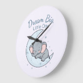 Dream Big, Little One Große Wanduhr (Winkel)