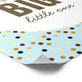 Dream Big Little One Kinderzimmer Wall Poster (Ecke)