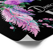 Dream Big Little One mit DIY Monogram Poster (Ecke)