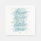 Dream Big Little One Pastel Stars Serviette (Vorderseite)
