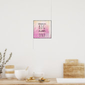 Dream Big Little One Poster (Küche)