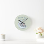 Dream Big, Little One Runde Wanduhr (Zuhause)