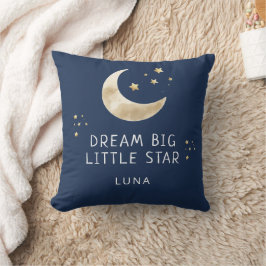 Dream Big Little Star Personalized Celestial Kissen