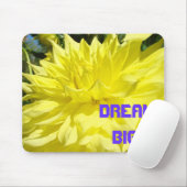 Dream Big! Mauspad Gelbe Dahlia Blume (Mit Mouse)