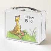 Dream Big Metall Brotdose (Vorderseite)