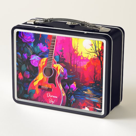 Dream Big Metall Brotdose (Rückseite)