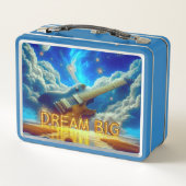 Dream Big Metall Brotdose (Rückseite)
