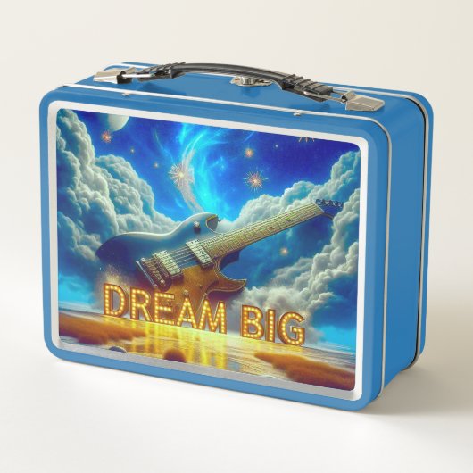 Dream Big Metall Brotdose (Rückseite)