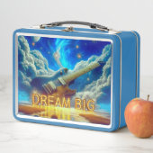 Dream Big Metall Brotdose (Beispiel)