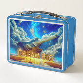 Dream Big Metall Brotdose (Vorderseite)