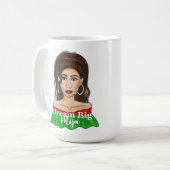 Dream Big Mija Individuelle Name Kaffeetasse (Vorderseite Links)