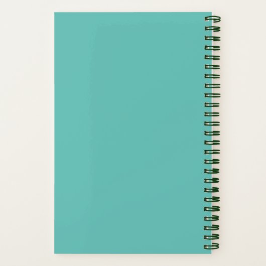 Dream Big mit Tiana Notebook Notizblock (Rückseite)