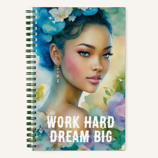 Dream Big mit Tiana Notebook Notizblock (Vorderseite)