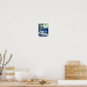Dream Big Motivierend Netball Zitat Poster (Küche)