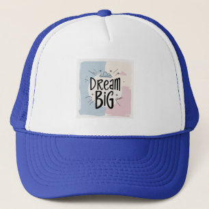 Dream Big - Motivierend Typografie-Design Truckerkappe