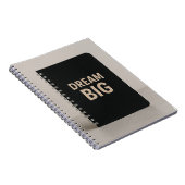 Dream Big Notebook Notizblock (Rechte Seite)