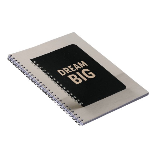 Dream Big Notebook Notizblock (Rechte Seite)