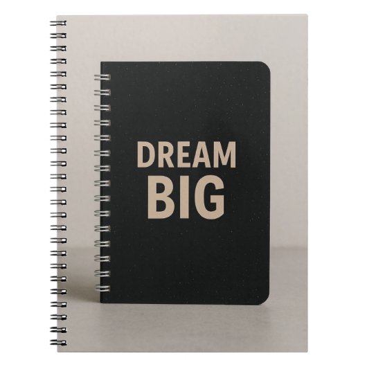 Dream Big Notebook Notizblock (Vorderseite)