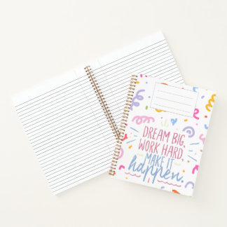 "Dream Big"-Notebook Notizblock