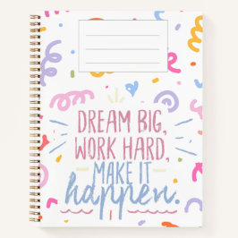 "Dream Big"-Notebook Notizblock