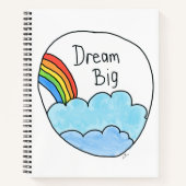 Dream Big Notizblock (Vorderseite)