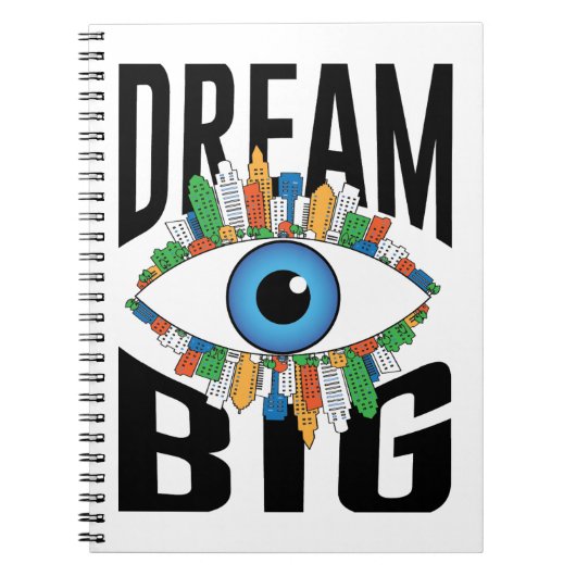 Dream Big Notizblock (Vorderseite)