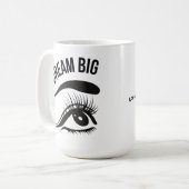 Dream Big Optician Augen Kaffeetasse (Vorderseite Links)