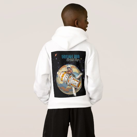 DREAM BIG ORBIT FAR HOODIE (Schwarz voll)