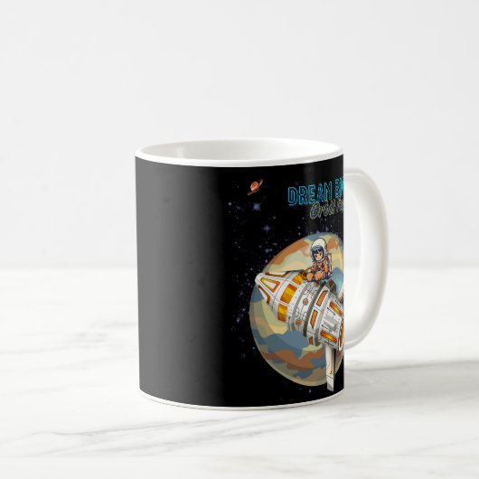 DREAM BIG ORBIT FAR KAFFEETASSE (VorderseiteRechts)