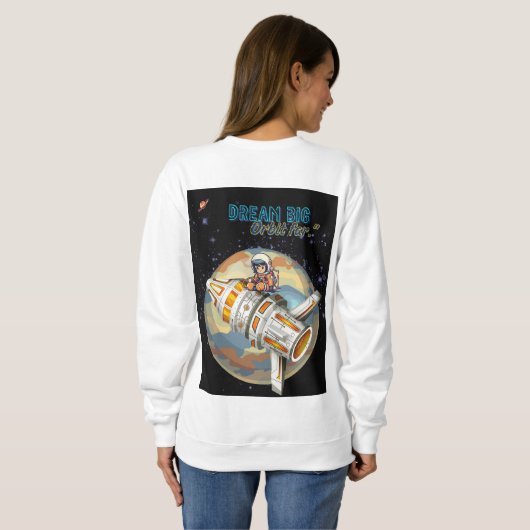 DREAM BIG ORBIT FAR SWEATSHIRT (Schwarz voll)