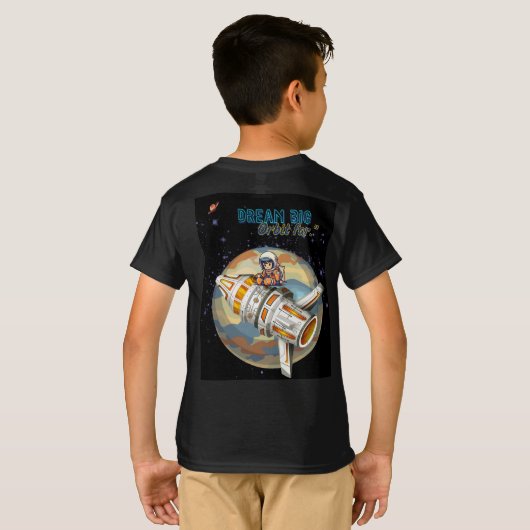 DREAM BIG ORBIT FAR T-Shirt (Schwarz voll)