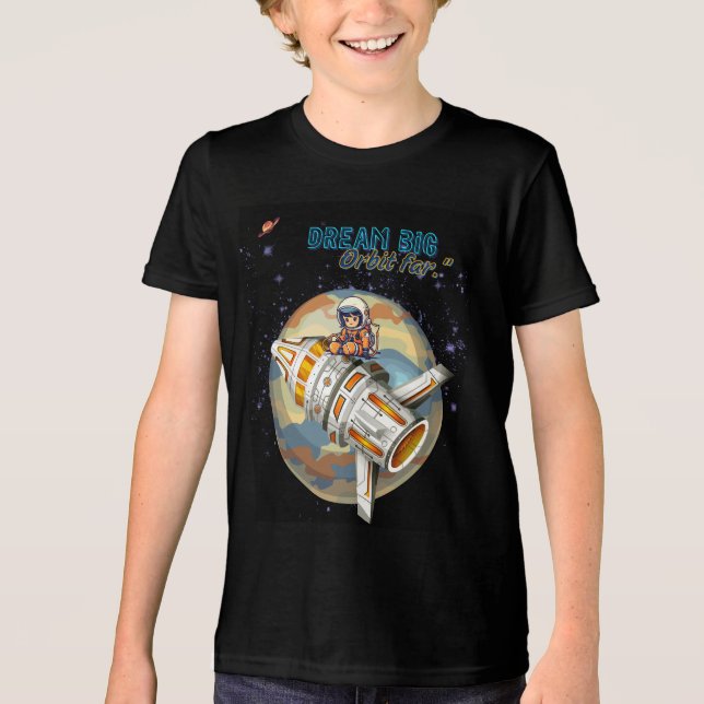 DREAM BIG ORBIT FAR Tri-Blend SHIRT (Vorderseite)